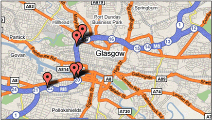 Figure 3: Glasgow Traffic